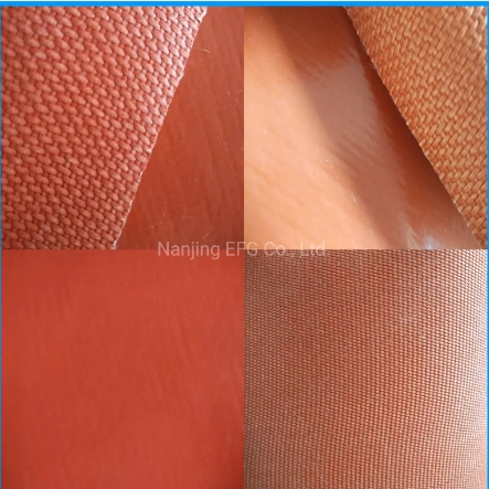 Tissu en fibre de verre enduit de silicone, prix d'usine